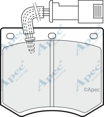 APEC BRAKING stabdžių trinkelių rinkinys, diskinis stabdys PAD556